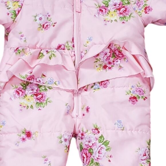 Steve Madden Pink Floral Snowsuit - Picture 5 of 5